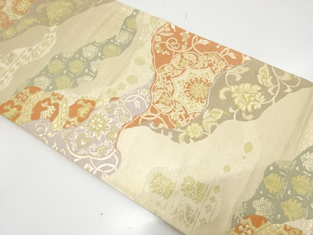 Japanese Kimono / Antique / Fukuro Obi Silk